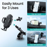 Smart Tech Shopping Phone Holder Best Phone Holder for Car Mount For iPhone, Xiaomi, Huawei, Samsung